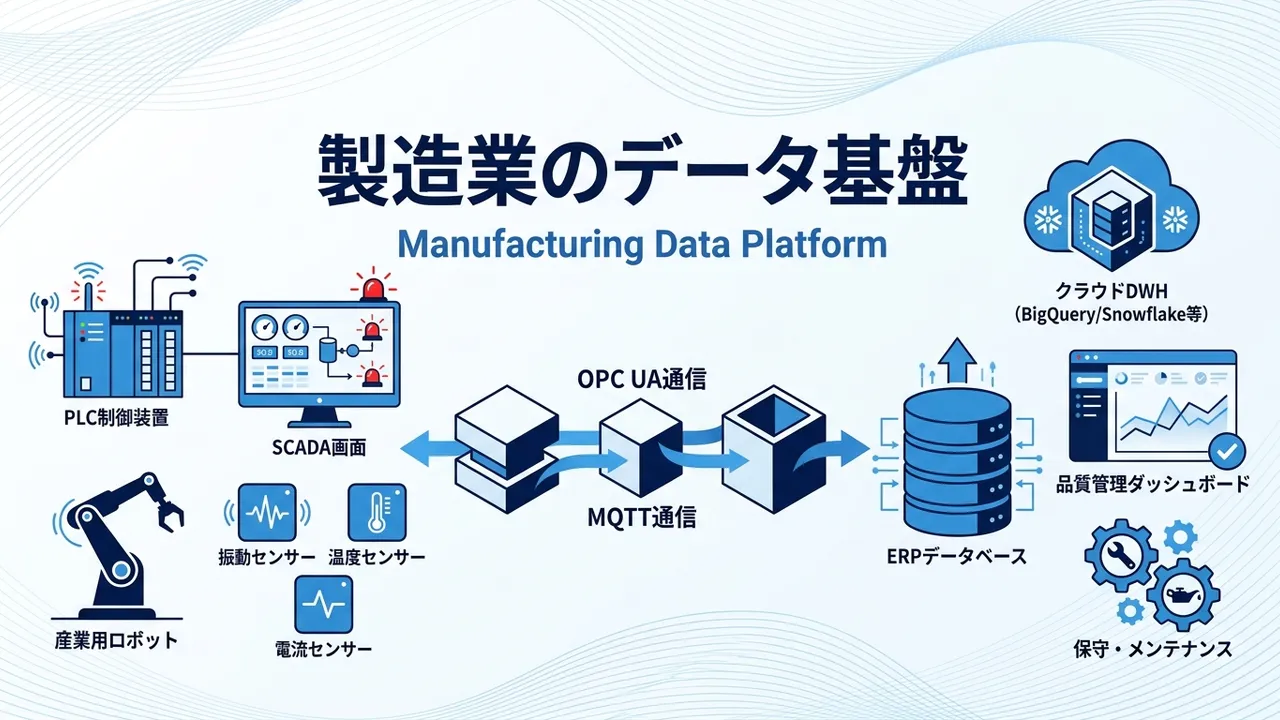 製造業のデータ基盤とは？設備・生産データの活用と進め方