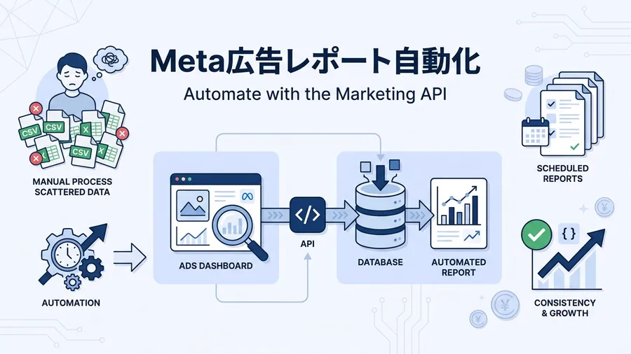 Meta広告(Facebook)レポート自動化のやり方｜APIからAI分析まで