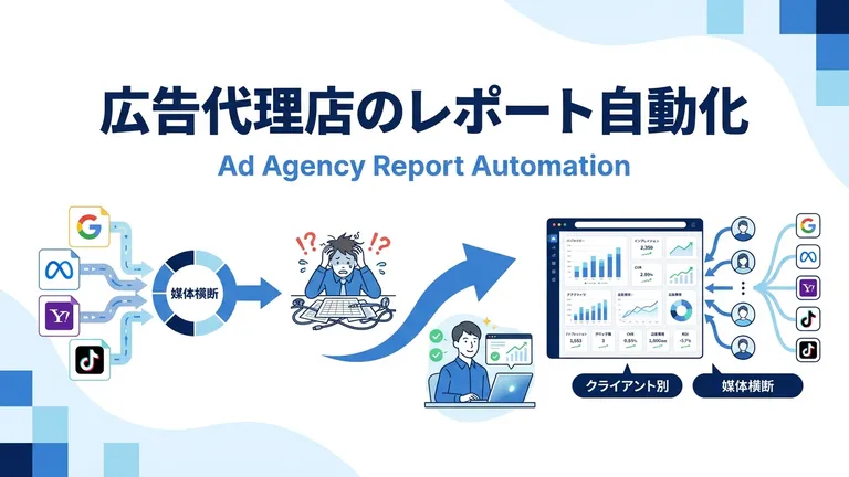 広告代理店のレポート作成を自動化する方法と費用