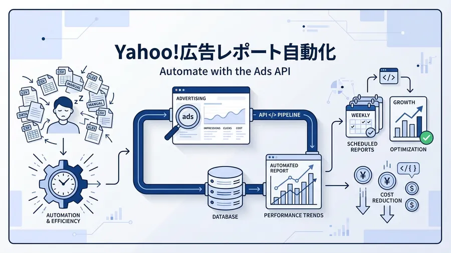 Yahoo!広告レポート自動化のやり方｜広告APIの使い方とAI分析