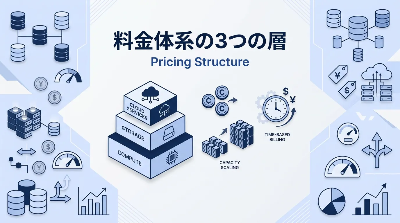 Snowflakeの料金体系：クレジット課金の仕組み