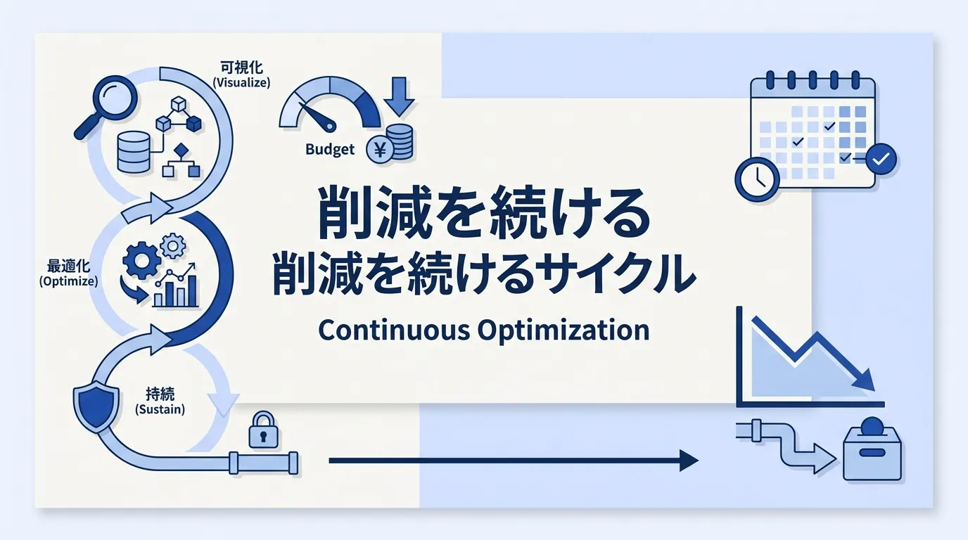 コスト削減を続けるサイクル
