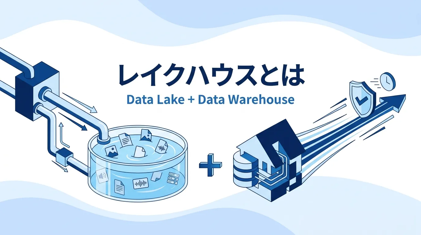 レイクハウスとは:データレイクとDWHのいいとこ取り