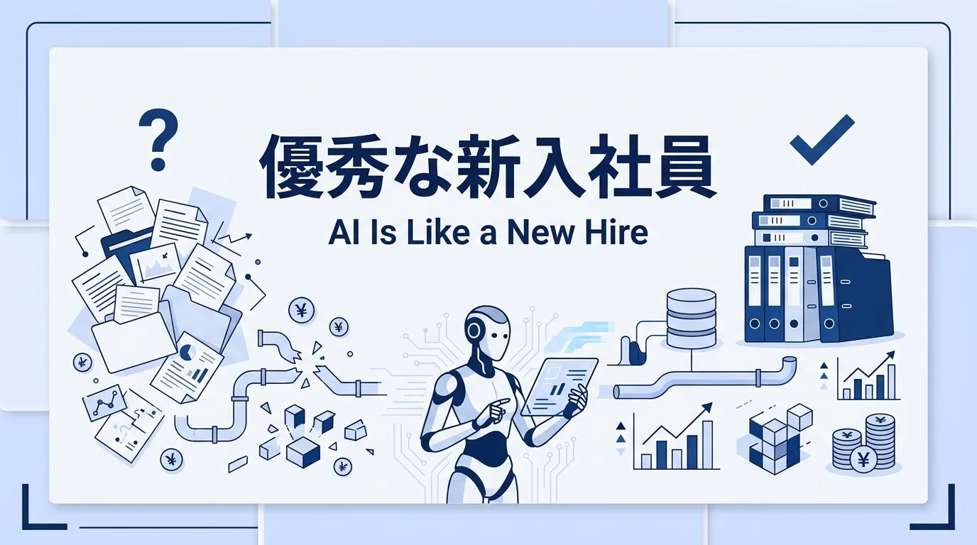 AIは優秀な新入社員