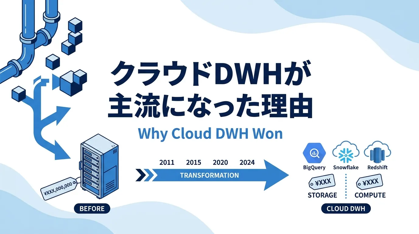 クラウドDWHが主流になった理由