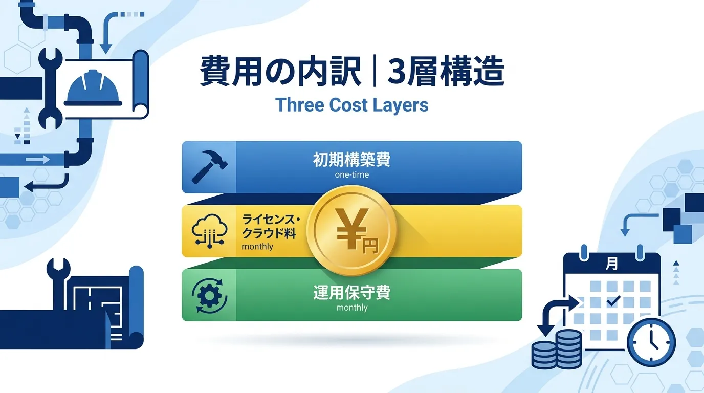 BIダッシュボード構築代行の費用は3層構造