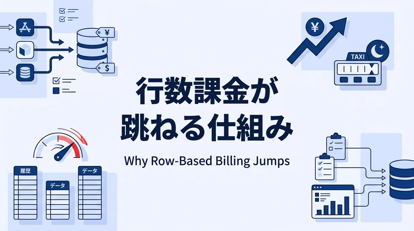 なぜFivetranの行数課金は請求が跳ねるのか