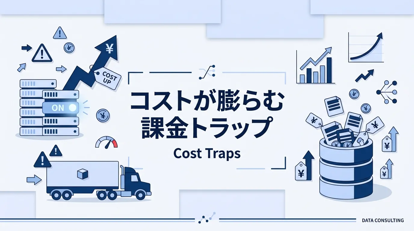 Snowflakeのコストが膨らむ課金トラップ6選