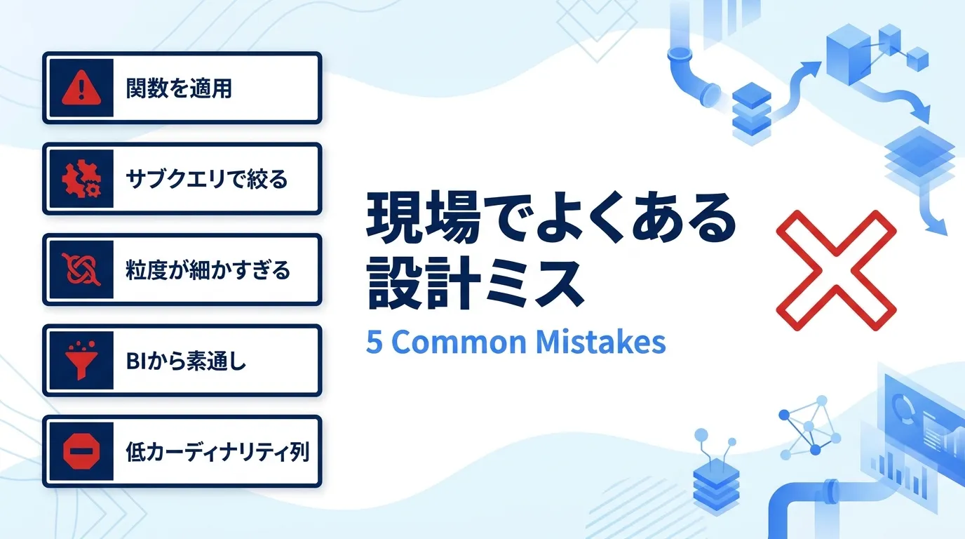現場でよくある設計ミス5つ