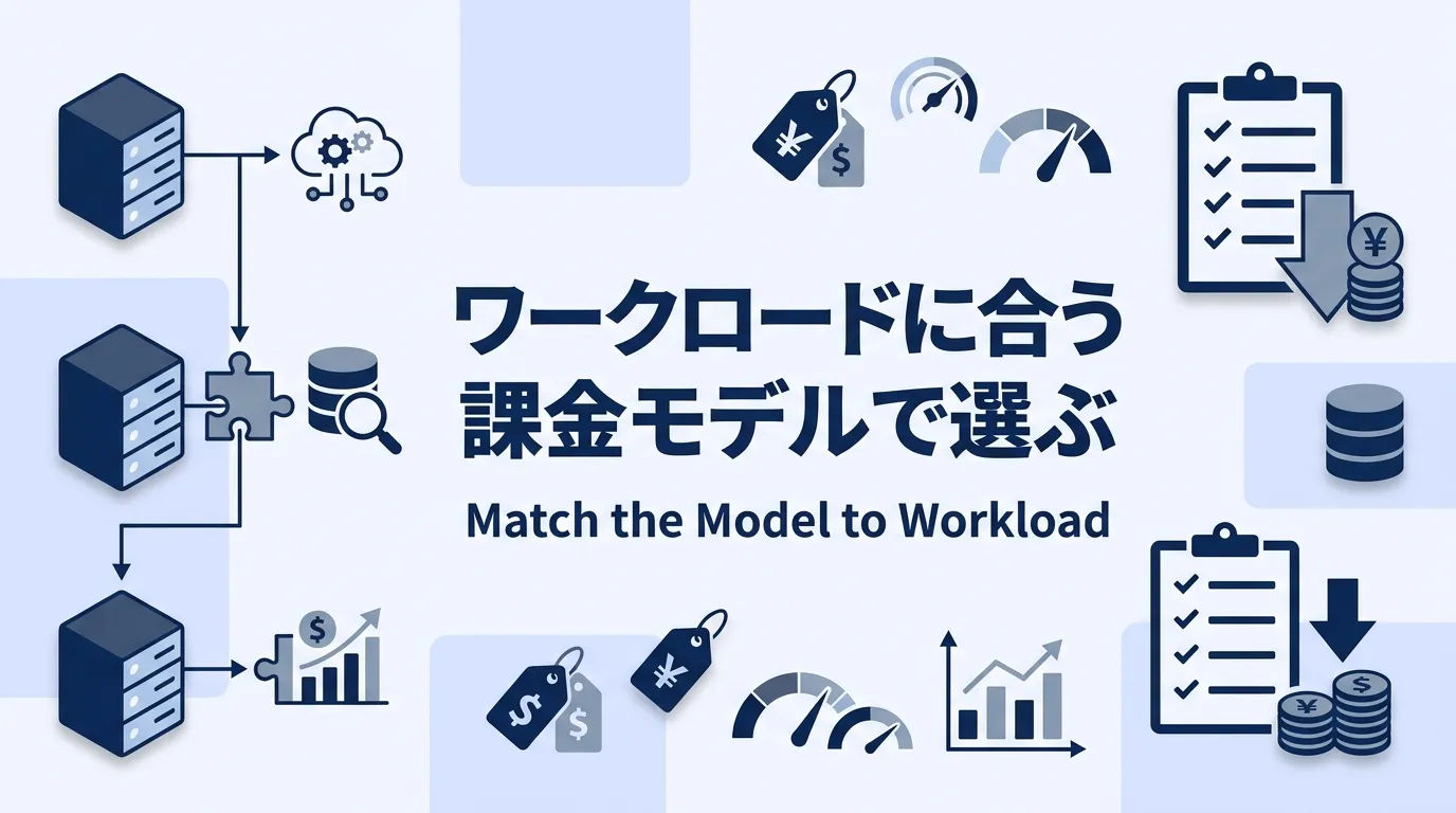 まとめ：クラウドDWHはワークロードに合う課金モデルで選ぶ